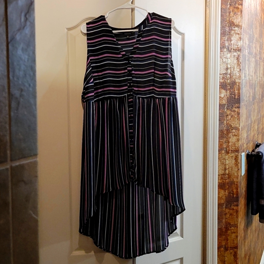 Flowers high low top